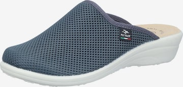 FLY FLOT Hausschuh 'Clogs' in Grau: Vorderseite