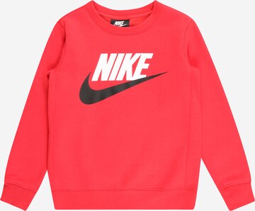 Coupe regular Sweat Nike Sportswear en rouge : devant