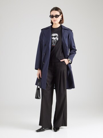 Karl Lagerfeld Tričko 'Ikon' - Čierna