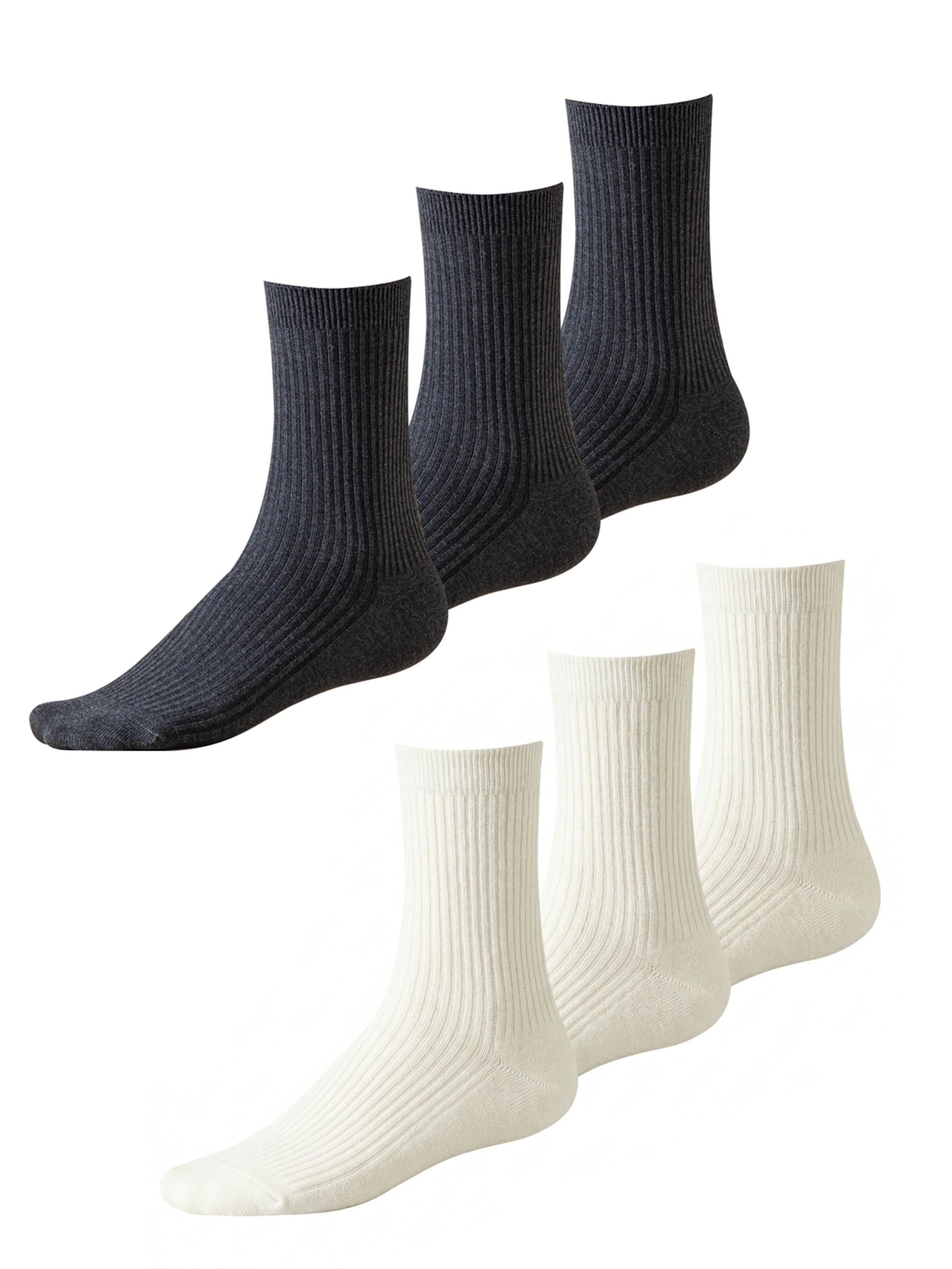 Millo Socken 'Cosy Steps Mix'‌‌‌‌‌‌‌ in Weiß: Vorderseite
