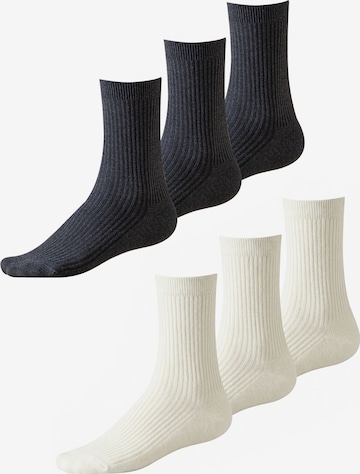 Millo Socken 'Cosy Steps Mix' in Weiß: Vorderseite