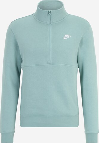 Nike Sportswear Sweatshirt 'Club' in Blue: front