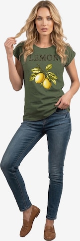 MAKAYA Shirt 'Lemon' in Green: front