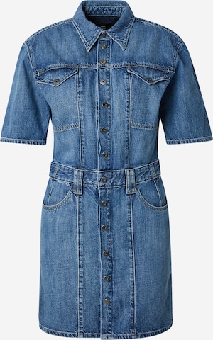 Robe-chemise G-STAR en bleu : devant