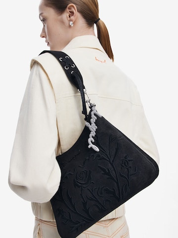 Desigual - Mala de ombro 'Romeo' em preto