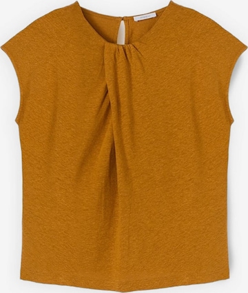 MOTIVI Shirt in Yellow: front
