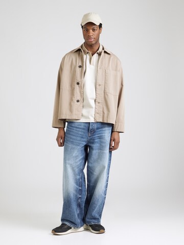 Maglietta 'H-Parlay 432' di BOSS in beige
