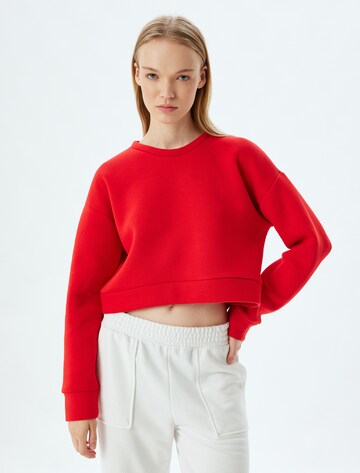 Koton Sweatshirt in Rot: Vorderseite