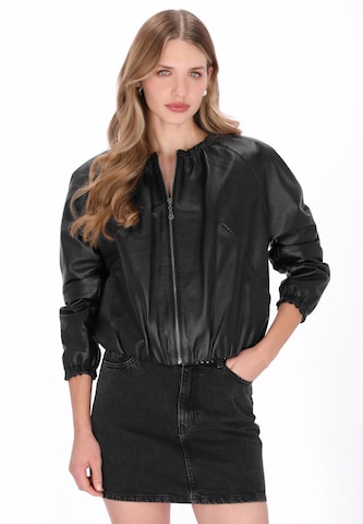 DreiMaster Vintage - Casaco meia-estação em preto: frente