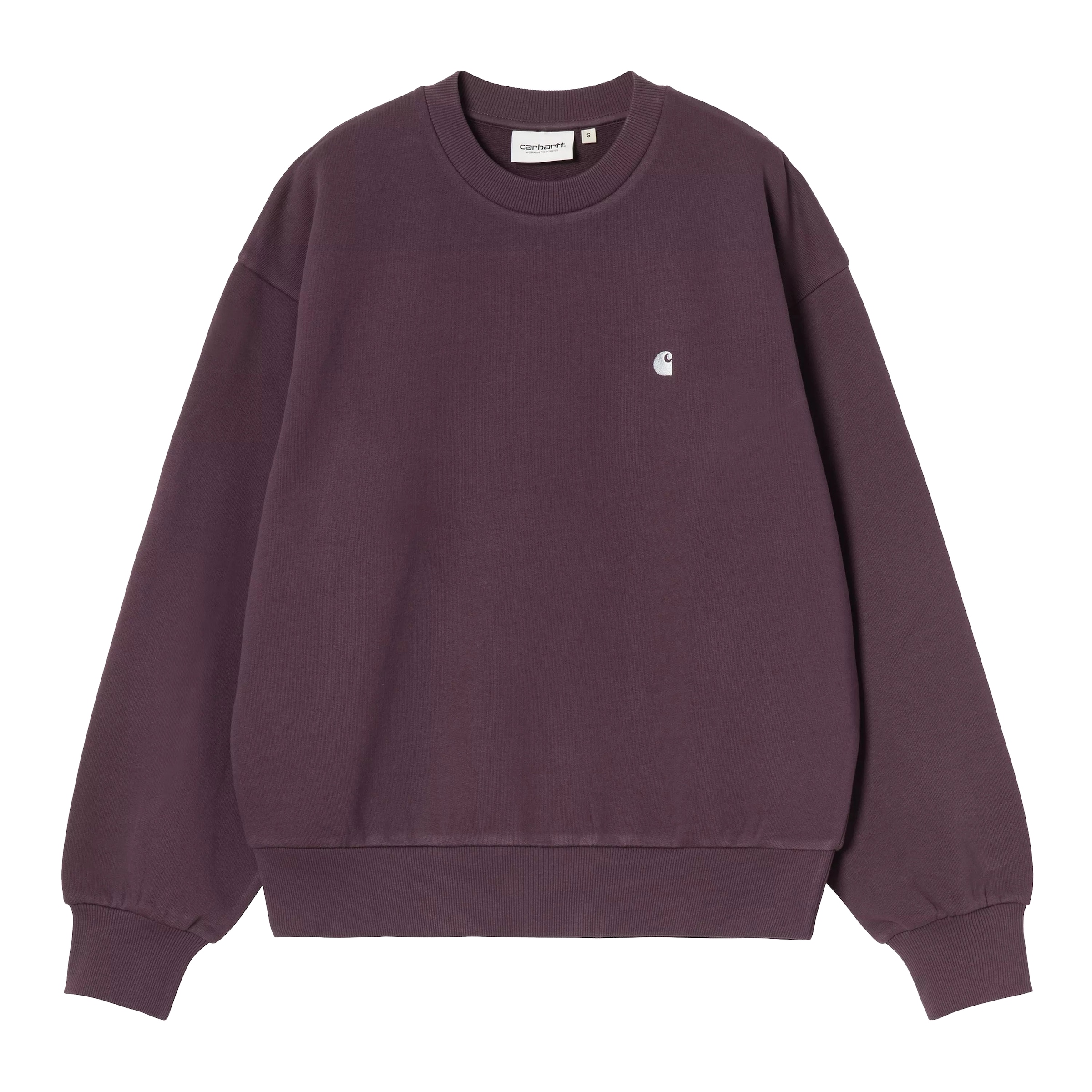 Carhartt WIP Sweatshirt 'Casey' in Purple: front