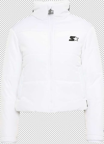 Veste mi-saison Starter Black Label en blanc : devant