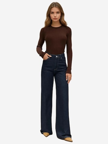 Wide Leg Jean Hiccup en bleu