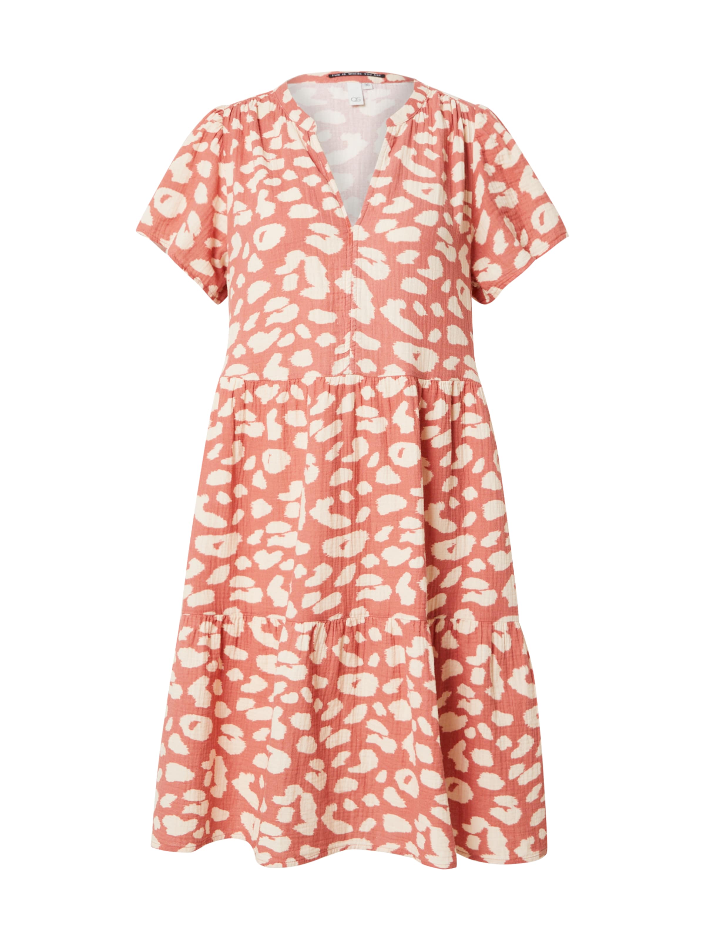 Rochie de vară de la QS pe portocaliu: față