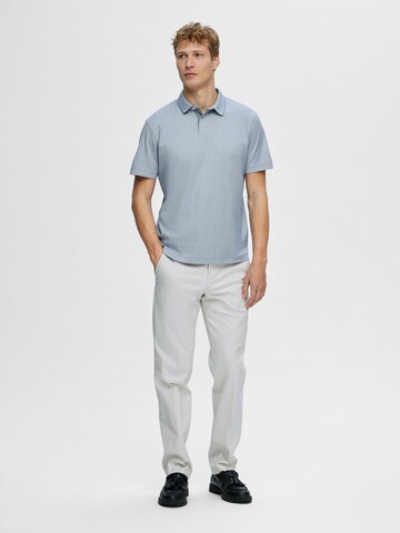 SELECTED HOMME Poloshirt 'Leroy' in Blau