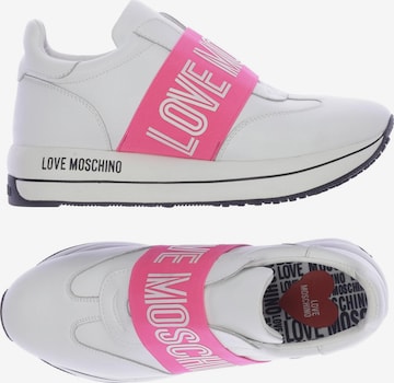 Love Moschino Sneakers & Trainers in 39 in White: front