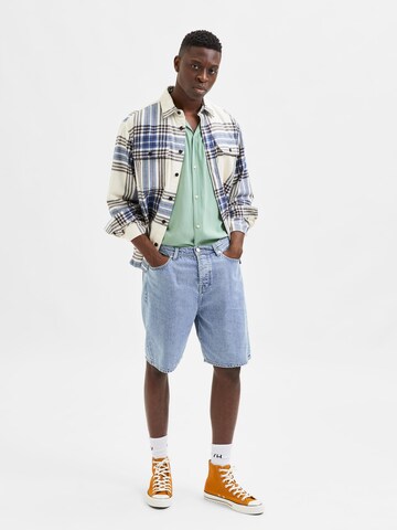 SELECTED HOMME Loosefit Shorts in Blau