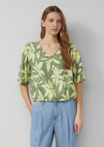 Chemisier s.Oliver en vert : devant