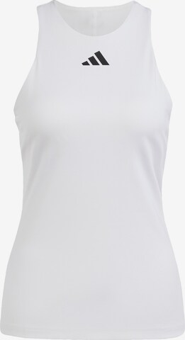 ADIDAS PERFORMANCE Sporttop in Weiß: predná strana