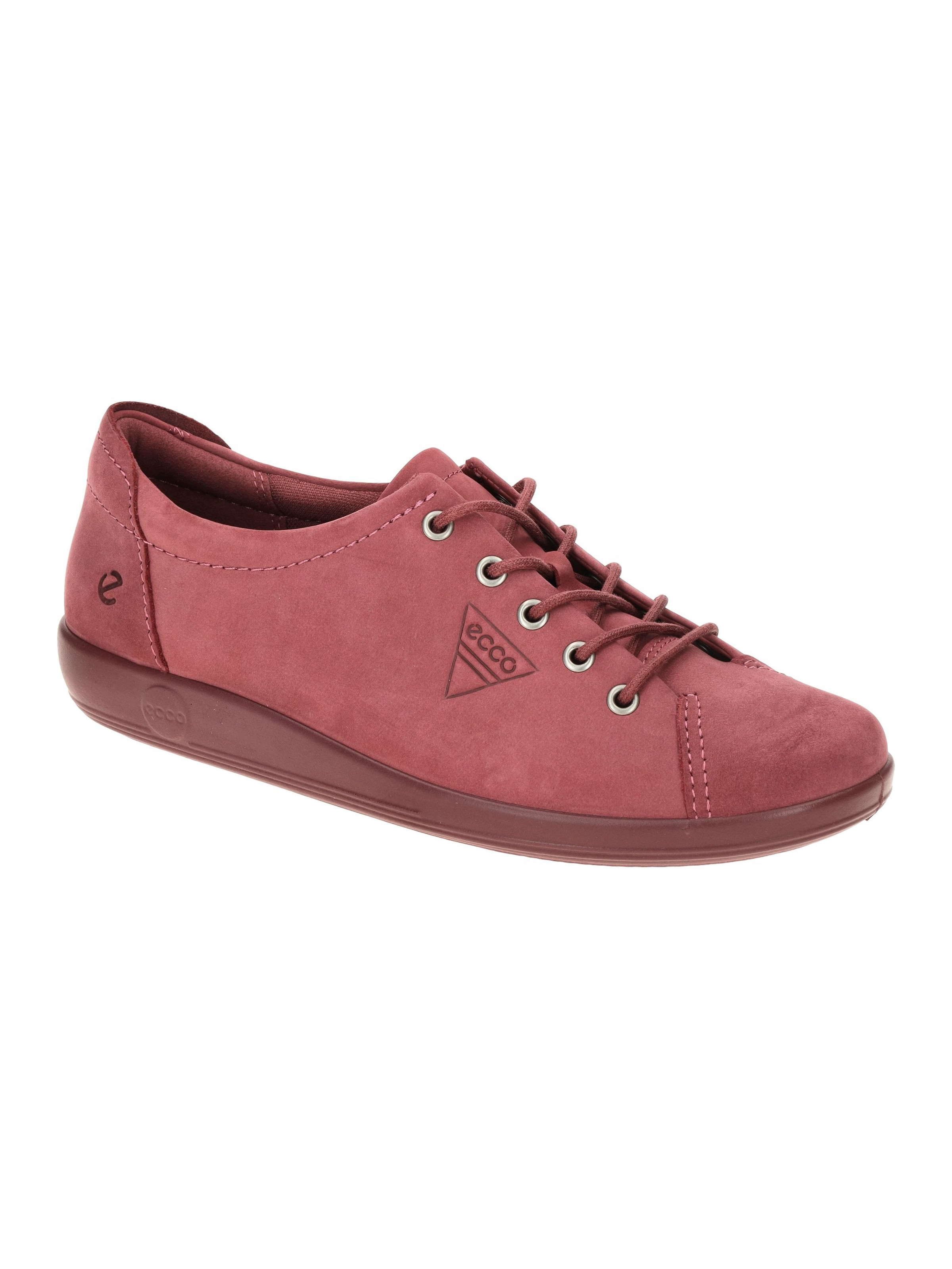 ECCO Lace-Up Shoes in Red: front