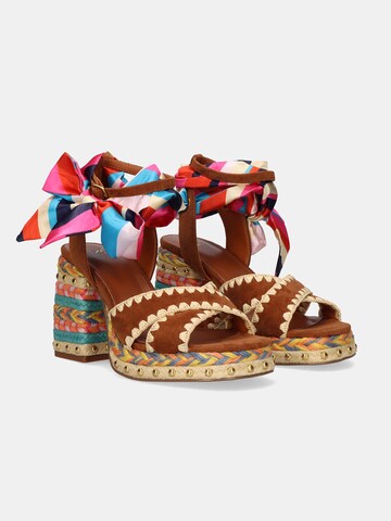 EXE Sandalen met riem 'HAVANA-448' in Beige