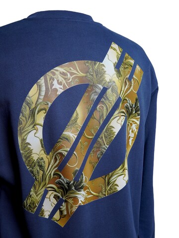 SC.SB Milano Sweatshirt 'overgrown' in Blau
