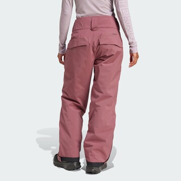 ADIDAS TERREX Loose fit Sports trousers 'Xperior' in Red
