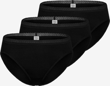 Mey Panty 'Modal Lace' in Black: front