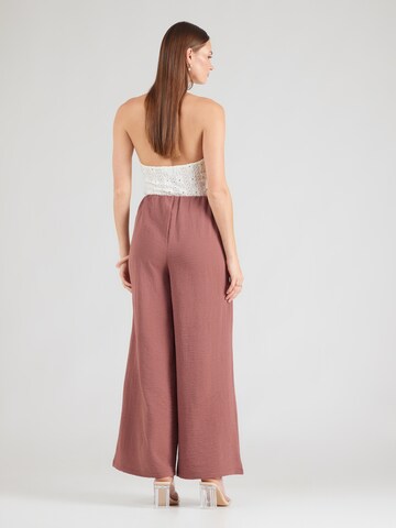 ONLY Wide leg Παντελόνι πλισέ 'ONLJOSLIN METTE' σε ροζ