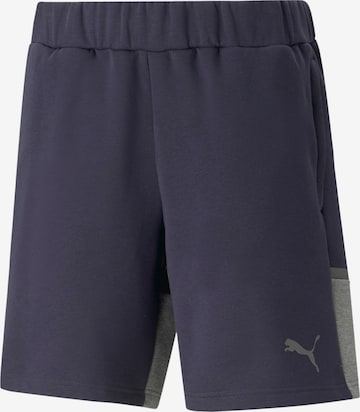 PUMA Regular Workout Pants 'Team Cup' in Blue: front