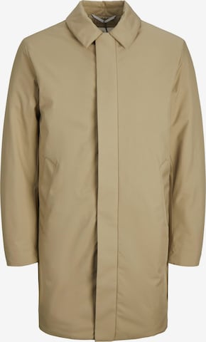 JACK & JONES Between-Seasons Coat 'Mac' in Brown: front