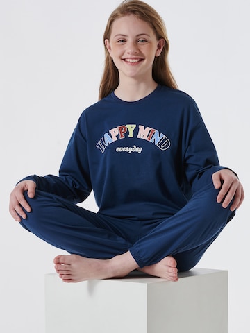 SCHIESSER Pajamas ' Nightwear ' in Blue