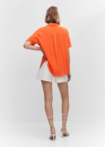 MANGO Bluse 'Moss' i orange