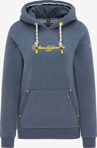 Schmuddelwedda Sweatshirt in Blau: predná strana