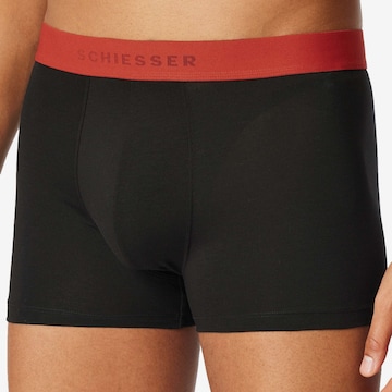 SCHIESSER - Calzoncillo boxer en negro: frente