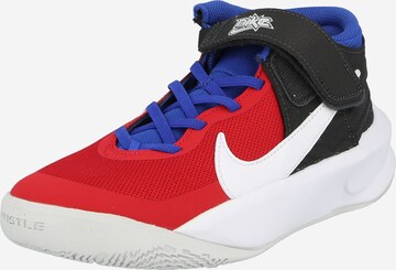 NIKE Athletic Shoes 'Team Hustle' in Red: front