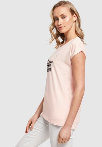 Merchcode Shirt 'Its Your Time To Bloom' in Roze