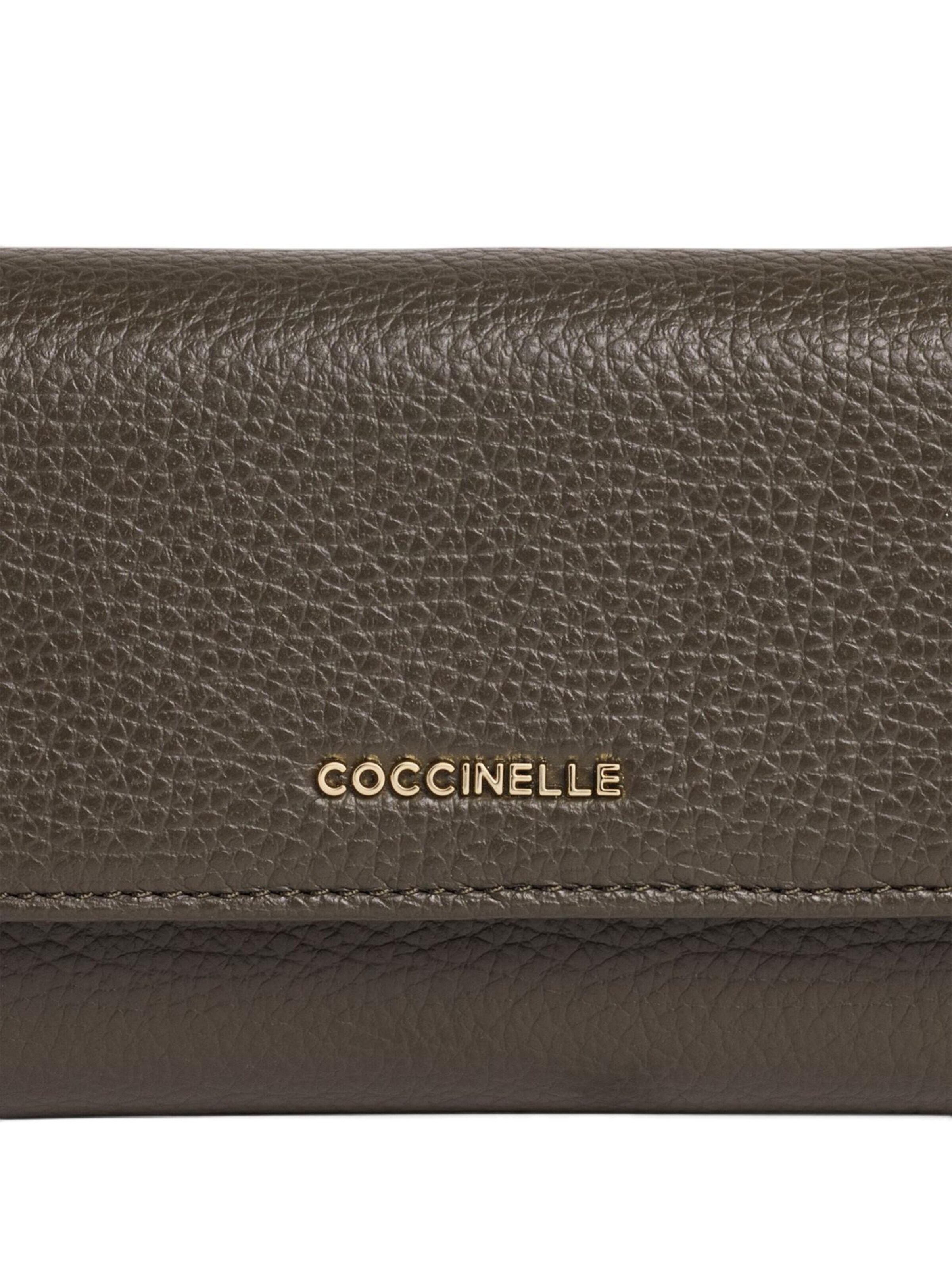 Coccinelle Wallet 'Metallic 1000m 1' in Green