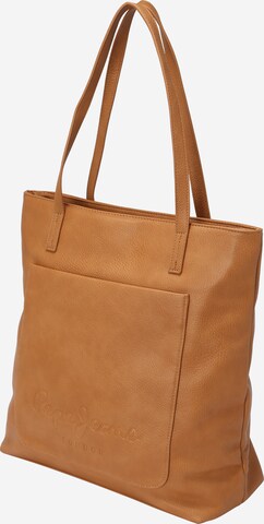 Pepe Jeans Shopper 'Bruna' in Bruin: voorkant