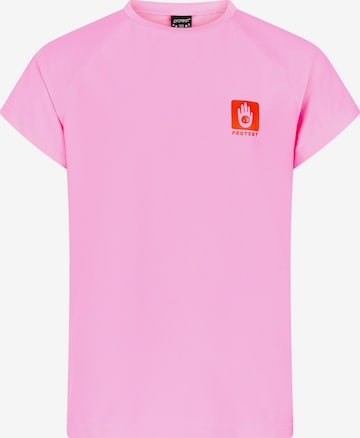 PROTEST Sports swimwear 'PRTSherrys JR' in Pink: front
