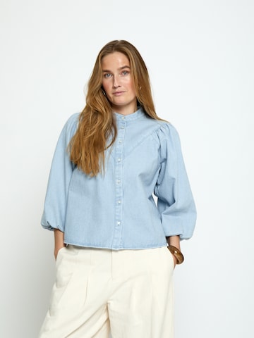 Maglietta 'Solene' di minus in blu: frontale