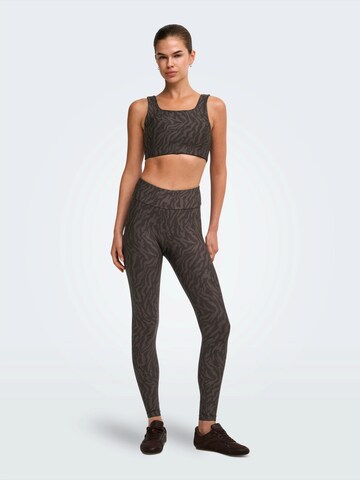 ONLY PLAY Bralette Sports Bra 'ONPDANA-2' in Brown