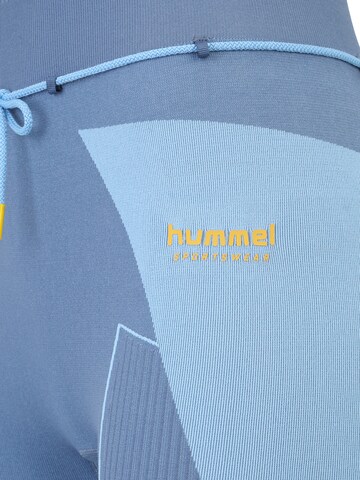 Hummel Skinny Sportsbukser i blå