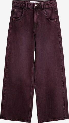 Jean Bershka en violet : devant