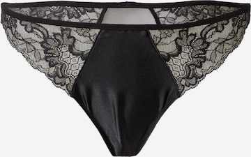 Calvin Klein Underwear String in Black: front