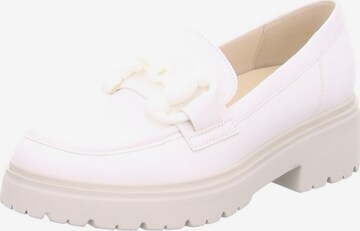 GABOR Classic Flats in White: front