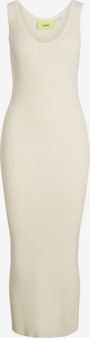 JJXX Stickad klänning 'Selina' i beige: framsida
