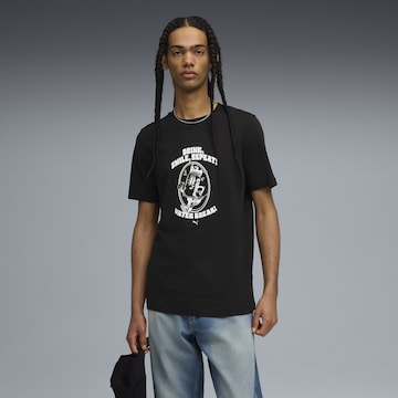 T-Shirt 'Graphic Water' PUMA en noir : devant