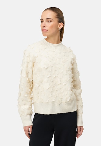 Pullover di zero in beige: frontale