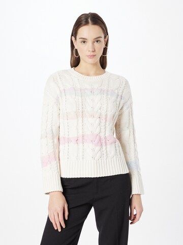 OUI Sweater in White: front