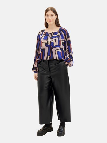 Tom Tailor Women + Loosefit Hose in Schwarz